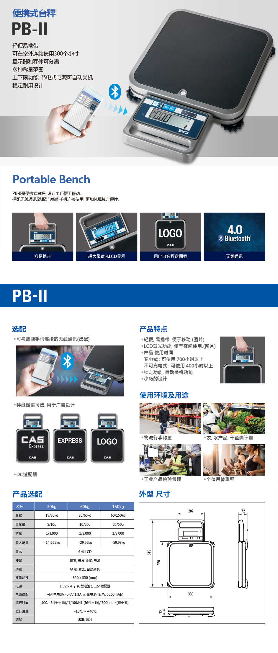 PB-II 便携式台秤(图1)