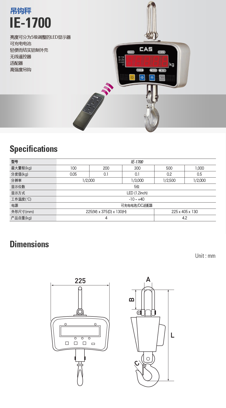 IE-1700 吊钩秤(图1)