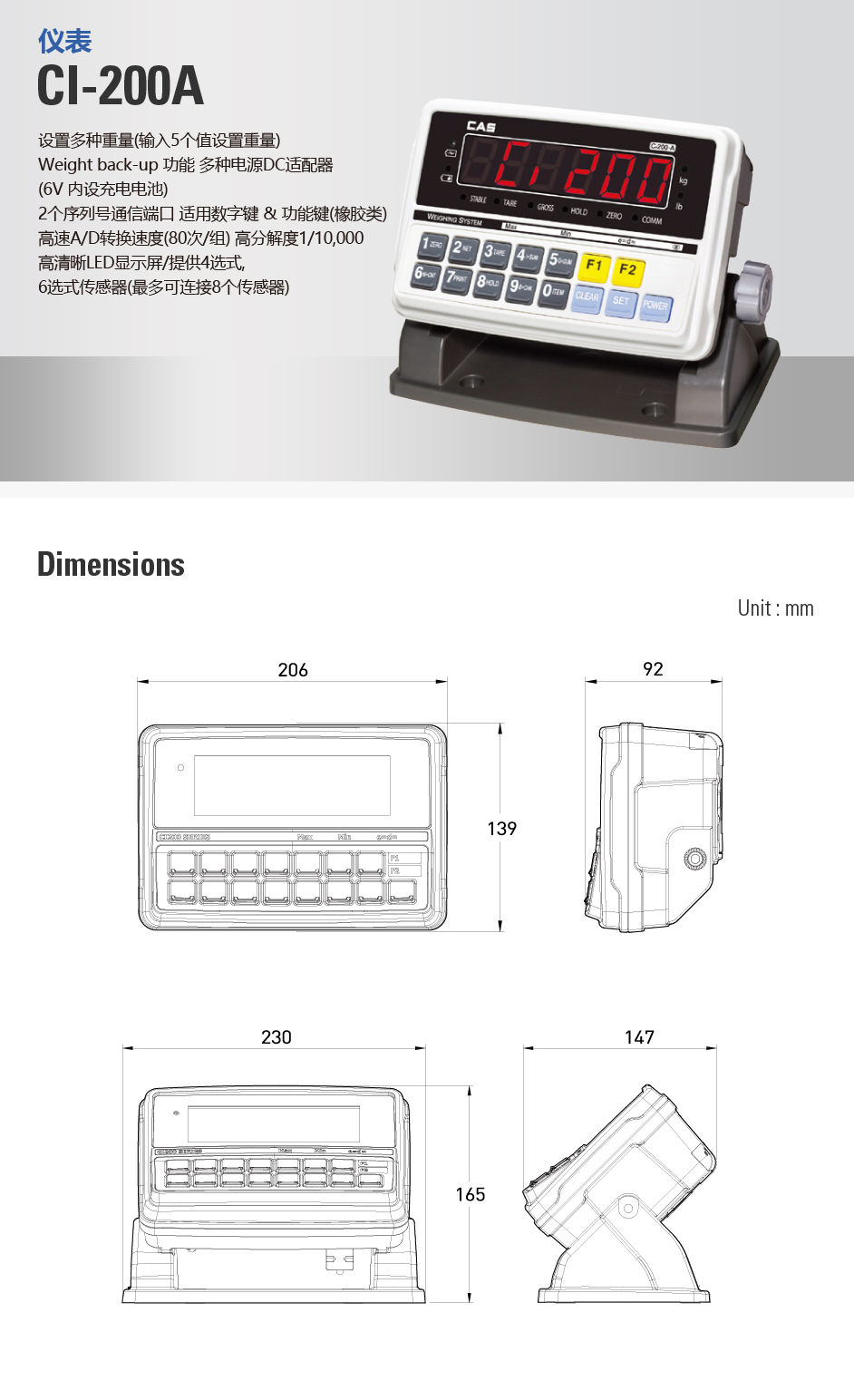 CI-200A 仪表(图1)