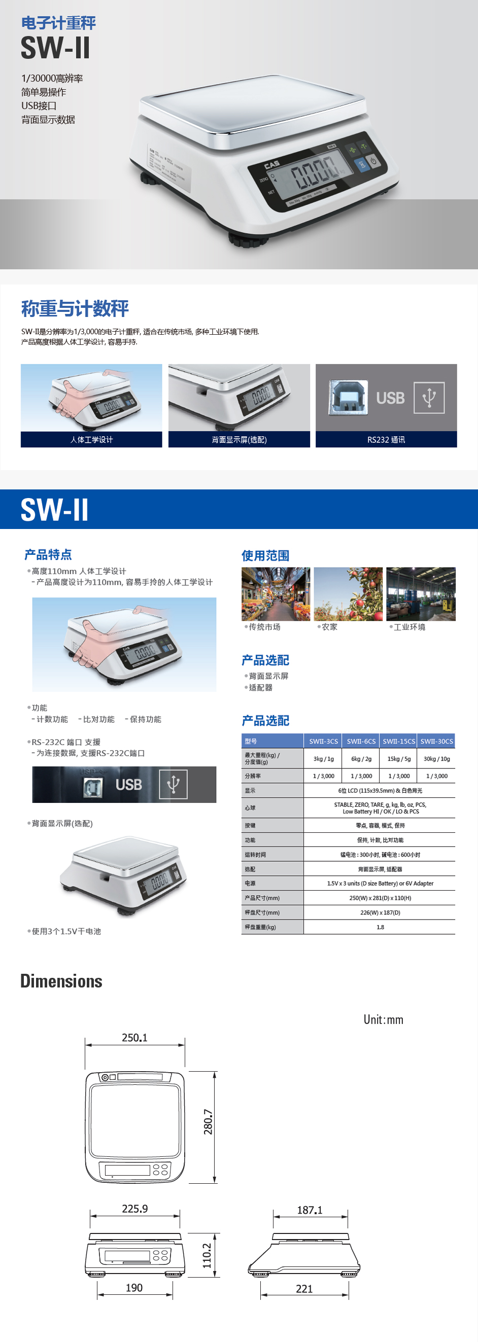 SW-II 电子计重秤(图1)